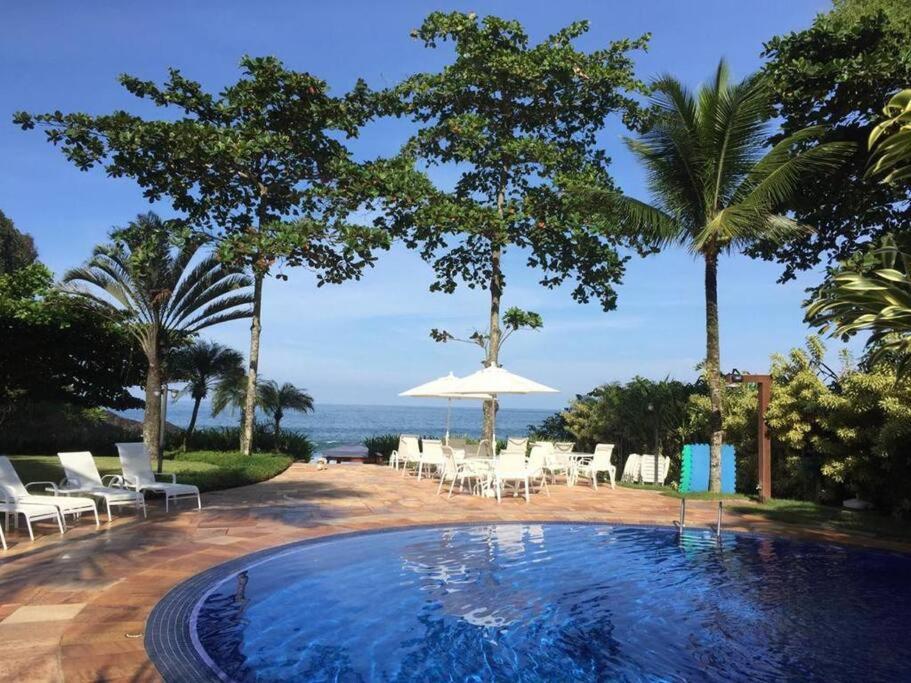 Casa Deliciosa Em Condo C/ Piscina Frente Ao Mar Sao Sebastiao  Exterior foto